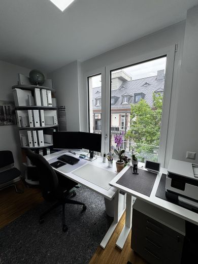 Penthouse met 2 dakterrassen | Campbell, Heidelberg | Direct te betrekken | 2 parkeerplaatsen in de ondergrondse parkeergarage – Arbeitszimmer
