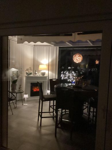 Abends auf der Terrasse