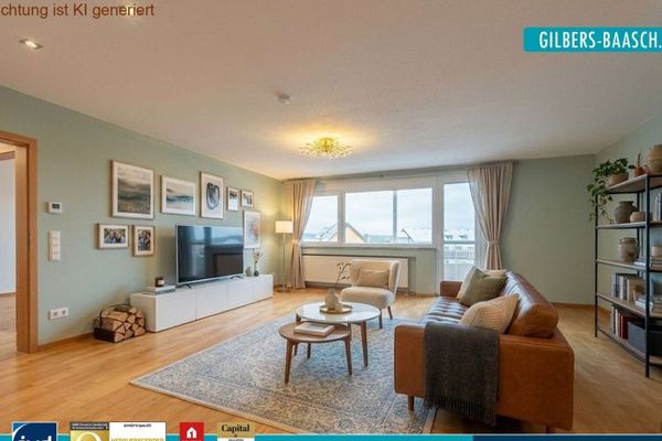 Apartamento en propiedad de 5 habitaciones con cocina, baño, balcón y plaza de aparcamiento exterior, con excelentes conexiones en Tréveris, Auf der Bausch.
