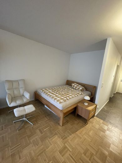 Renoviertes Studio in Bogenhausen nahe Herzogpark – Wohnzimmer/Schlafzimmer