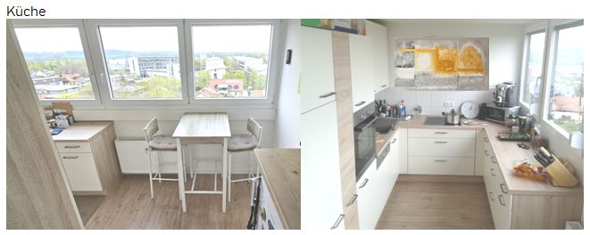 Wohnen auf Zeit: Möblierte 4-Zimmer-Wohnung mit Küche, Bad und Balkon – Foto 3