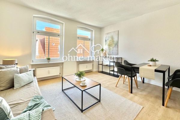 Sofort einziehen oder vermieten! Modernisierte 2-Zimmer-Wohnung in Wismars Altstadt