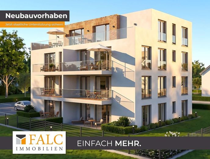 Mehr drin - von Anfang an: Etagenwohnung mit Komfort, Stil und Ausblick! – Außenansicht
