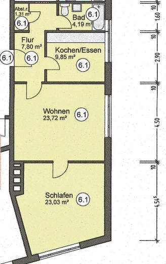 2-Zimmer-ETW in Bestlage München-Lehel – Grundriss