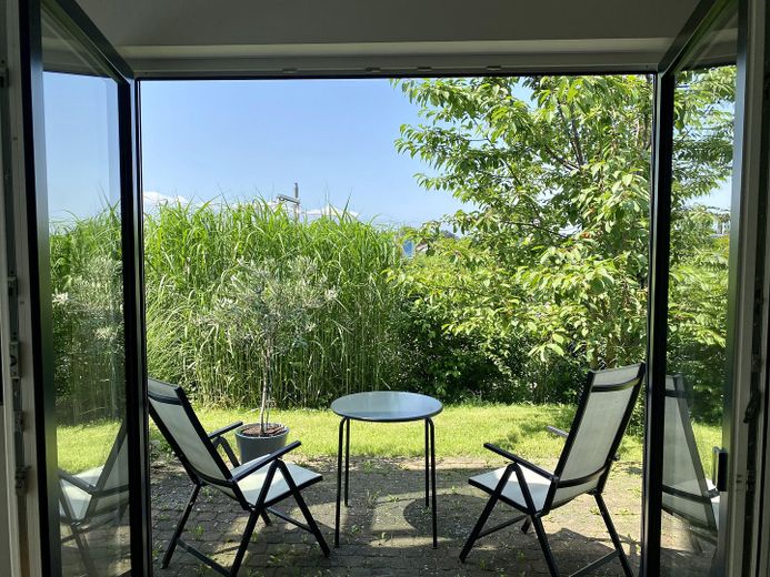 Ausblick kleine Terrasse 