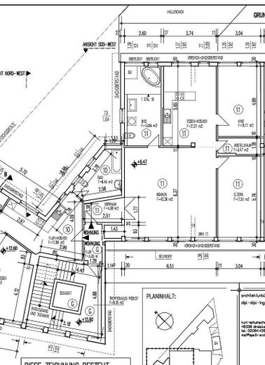 Lichtdurchflutete 3 Zimmer Wohnung im 4. OG in Wuppertal-Vohwinkel – Grundriss Wohnung Nr. 11