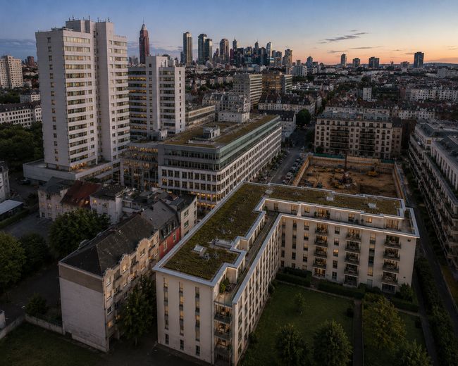 Ohne Makler: Seltene Kombi aus Stadt, Ruhe und  & außergewöhnlicher Ausstattung (Klimaanlage,...) – vor der Skyline Frankfurts