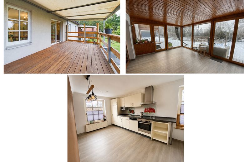 Einzigartiger Resthof / Schwinger Yachthafen / 3 Wohneinheiten, Reitanlage & Pferdestall / Stade – Erdgeschosswohnung