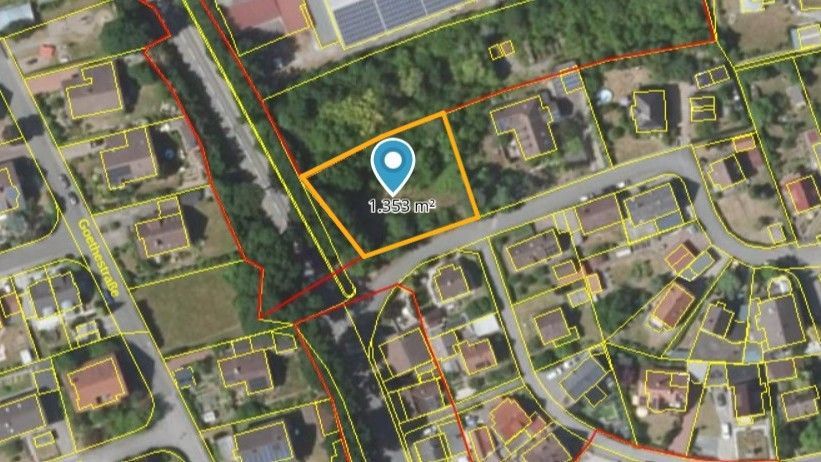 Seltene Gelegenheit im Oberen Maintal: Großzügiges Traumgrundstück mit 1.353 m² in Marktzeuln - Erschlossene Lage &amp; vielseitig bebaubar! – Luftbild Grundstücksfläche