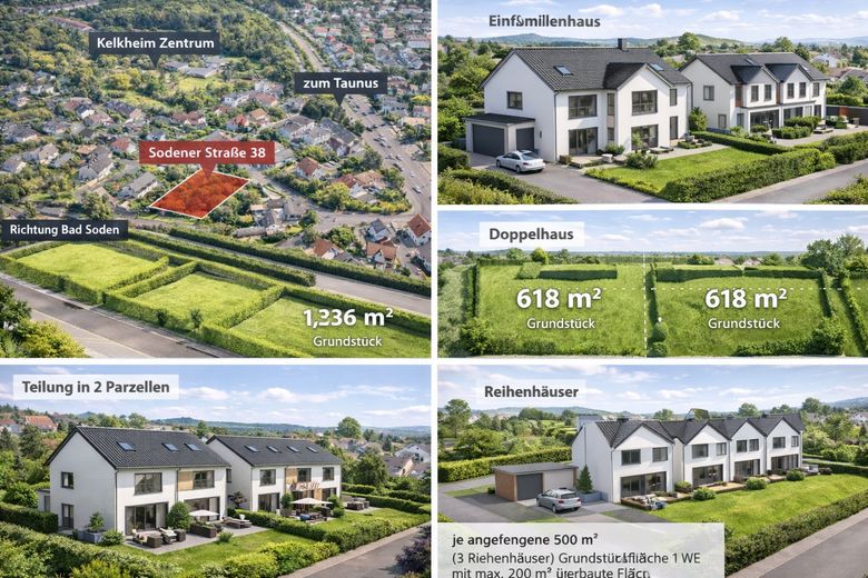 Seltenes Baugrundstück in Kelkheim-Fischbach | 1.236 m² | teilbar | Verhandlungsbasis – Foto 4