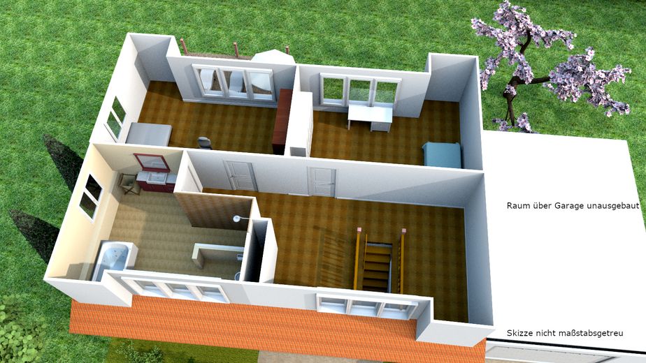 Einfamilienhaus in ruhiger Wohnlage mit Ausblick (Ohne Provision) – Grundriss OG