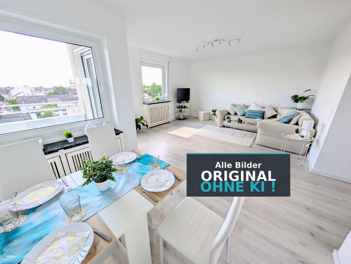 PROVISIONSFREI - sofort einziehen - Helle 3-Zimmerwohnung mit Blick zur Pfalz, komplett renoviert – Wohnbereich
