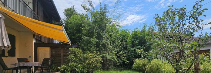 Ruhig und stilvoll Wohnen zwischen München und den Bergen - vollständig möbliert – Terrasse