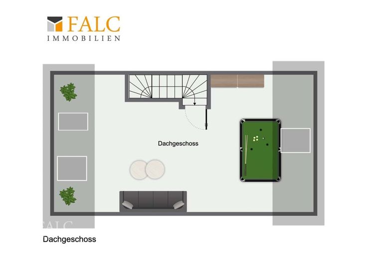 Charmantes Reihenmittelhaus in attraktiver Lage in Köln-Meschenich! – Grundriss_DG_möbliert