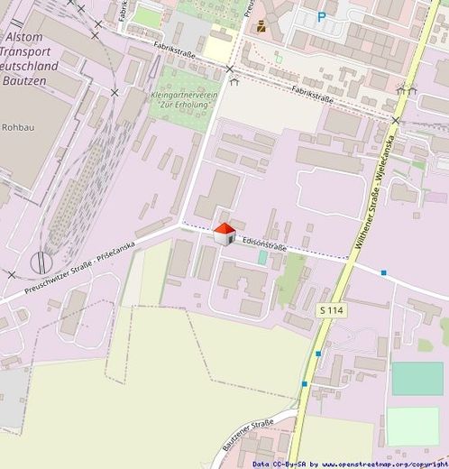 GEFRAGTES GEWERBEGRUNDSTÜCK IM SÜDEN VON BAUTZEN – Lageplan