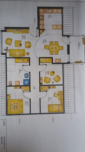 Grundriss der Wohnung