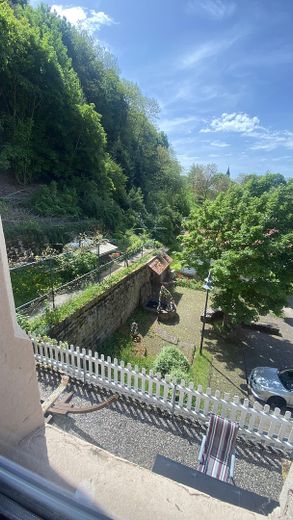 Dom dwurodzinny w wyjątkowej lokalizacji w Falkenstein w powiecie Donnersbergkreis na sprzedaż – Blick aus Schlafzimmer FeWo