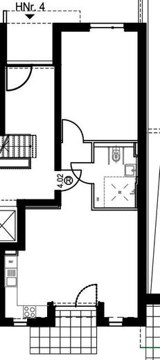 Appartamento di 2 locali nella Herzo-Base cerca persona in sedia a rotelle 04.02 – Grundriss