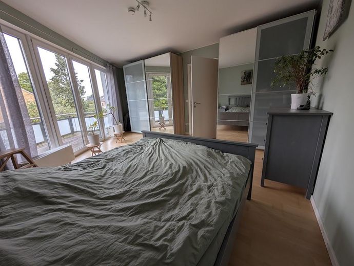 Casa di testa individuale di architetto con 4 locali a Schenefeld – Schlafzimmer