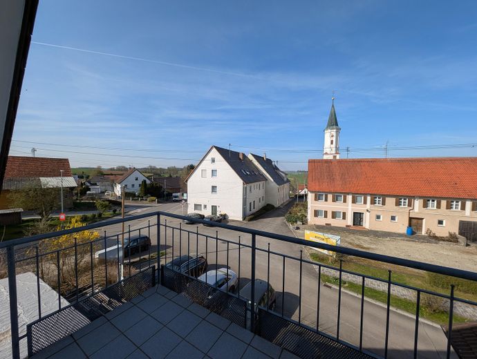Blick vom Balkon