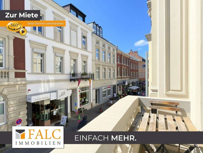 Lichtdurchfluteter Altstadt Traum in Stolberg – Balkon