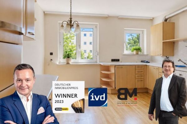Zum Hübschmachen: 1-Zimmer-Wohnung mit großer Wohnküche in Augsburg-Bärenkeller im Erbbaurecht