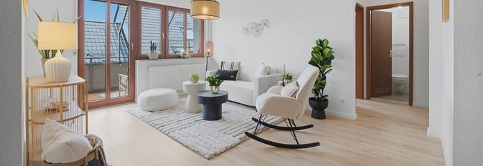 Renovierte 2,5-Zimmer-Wohnung mit Balkon, Einbauküche und Tiefgaragenstellplatz in Ostfildern – Wohnen