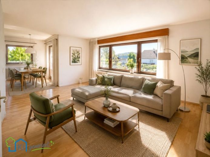Aidlingen: Soleado piso de 4,5 habitaciones con 2 terrazas en la planta baja – Foto 1