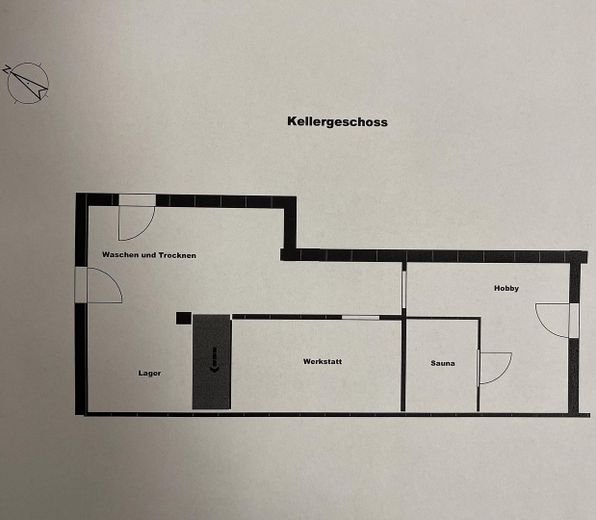 Kellergeschoss Grundriss