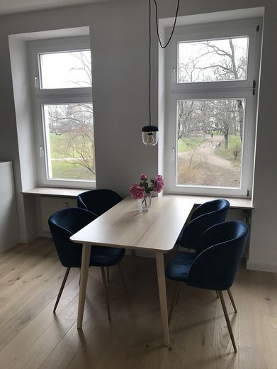 Furnished, bright 1-room apartment at the park – Essplatz mit Ausblick