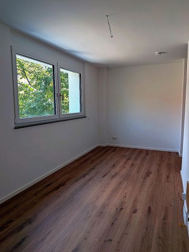 Modern 2-room new-build apartment with kitchen at Plärrer: 45 m² – Schlafzimmer