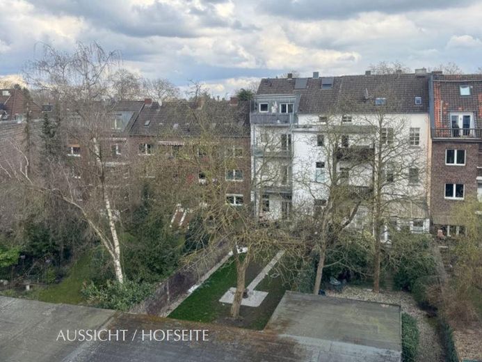 Attraktive 3‑Zimmer‑Wohnung in Krefeld‑Bockum mit Garage – Ausblick Wohnzimmer