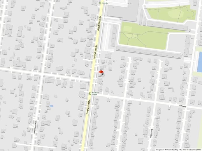 4-Familienhaus in Berlin-Biesdorf – Kartenausschnitt