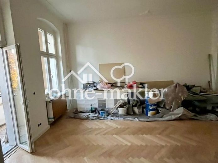 Jasne 3-pokojowe mieszkanie w kamienicy z balkonem w Kreuzbergu | 87 m² | zabudowa kuchenna – Zdjęcie 1