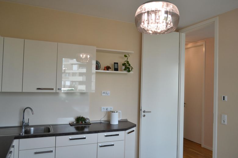 Beautiful 3-room apartment with a park view and plenty of sunlight in Riedberg, Frankfurt am Main – Küche