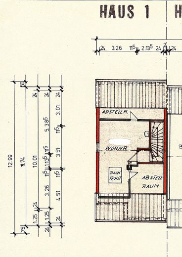 Grundriss Dachgeschoss