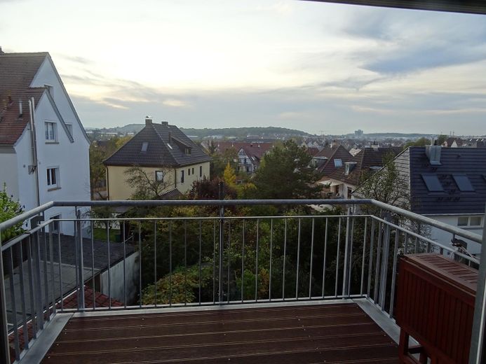 Aussicht vom Balkon