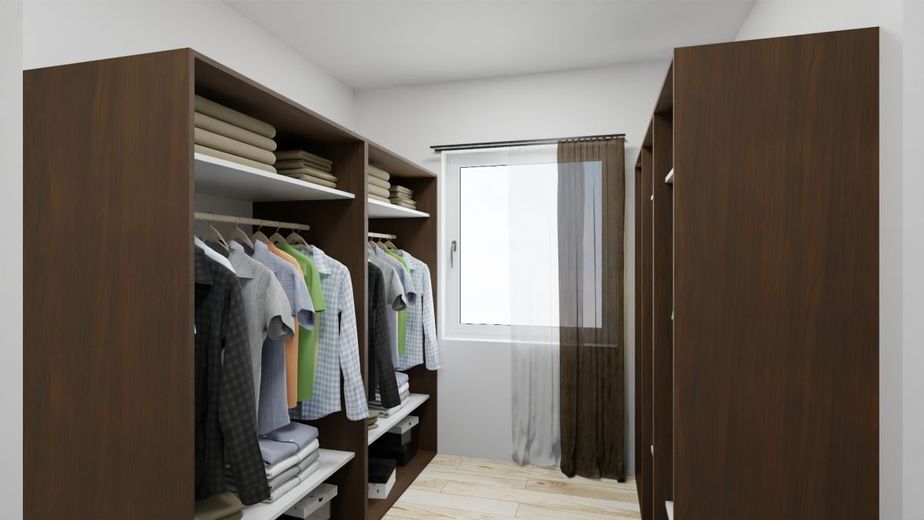 Penthouse Wohnung mit wunderschönem Blick über Albstadt – Ankleide