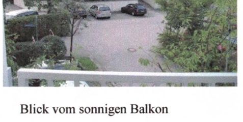 Blick vom Balkon