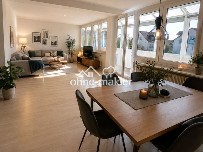 Außergewöhnlich großzügige 3–4-Zimmer-Eigentumswohnung mit Wellnessbad, zwei Wintergärten, EBK – Foto 1
