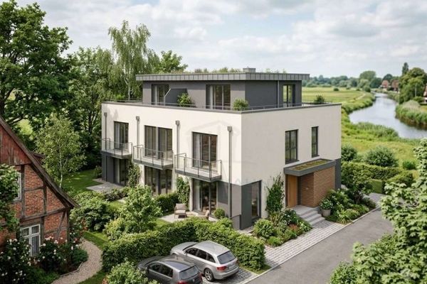 Projektiertes Wohnbaugrundstück mit 412m² und Baukonzept in Hamburg-Wilhelmsburg