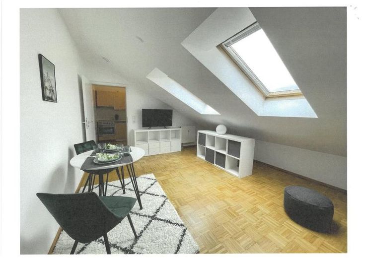 Schicke möblierte 1-Zimmer-Wohnung in Sauerlach – zentral gelegen und ab dem 1 Okt 2026 bezugsbereit – Wohnzimmer