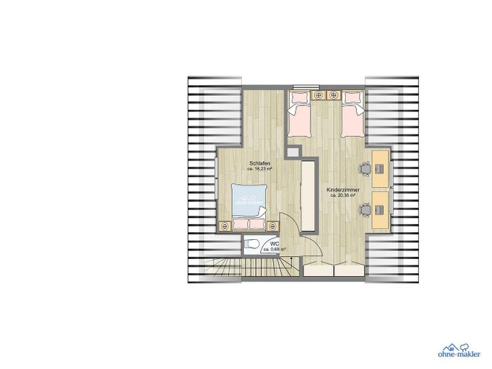 Wohnung 2 - Dachgeschoss