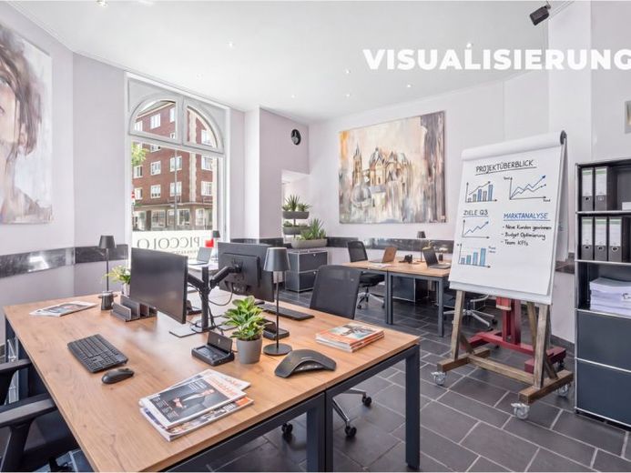 bright office space in a listed residential and commercial building – Aachen Mitte – Foto 1