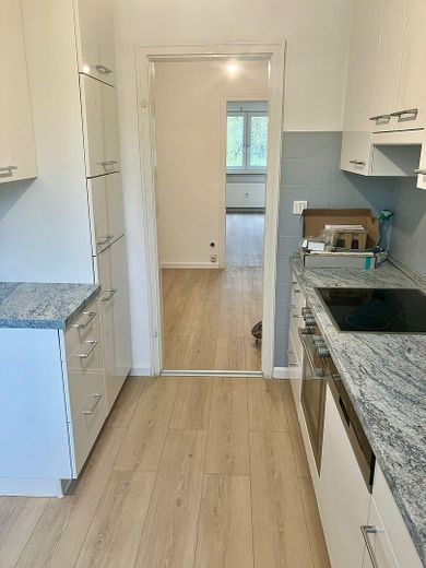 Renovated, light-filled 3-room apartment near the Grombühl University Hospital – Neuer, einheitlicher Boden