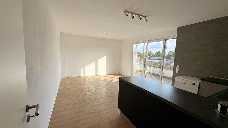 Wymarzone mieszkanie 2 ½-pokojowe z południowo-zachodnim tarasem na dachu w zielonym Schermbeck – Wohn-/ Esszimmer (ohne Küche)