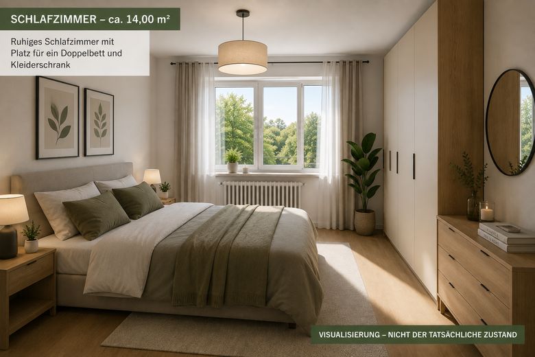 3-Zimmer-Wohnung mit Balkon in Bremen-Osterholz – provisionsfrei – Foto 3