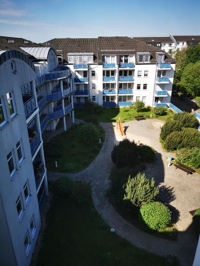 Blick über Chemnitz vom Balkon