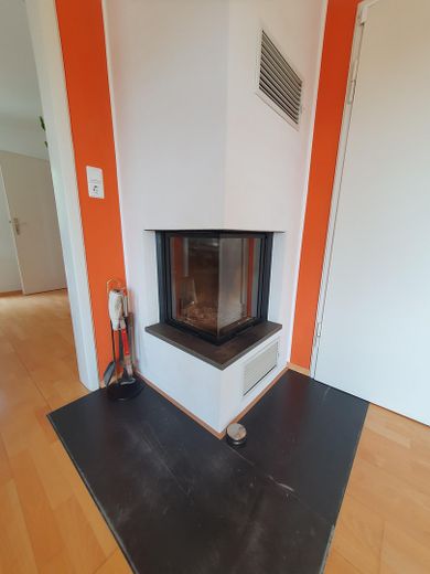 Kaminofen im Wohnzimmer