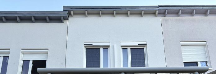 Zukunftsicheres, hochwertig modernisiertes Reihenhaus in Pattonville mit PV- und Klimaanlage – Reihenhaus Gartenseite